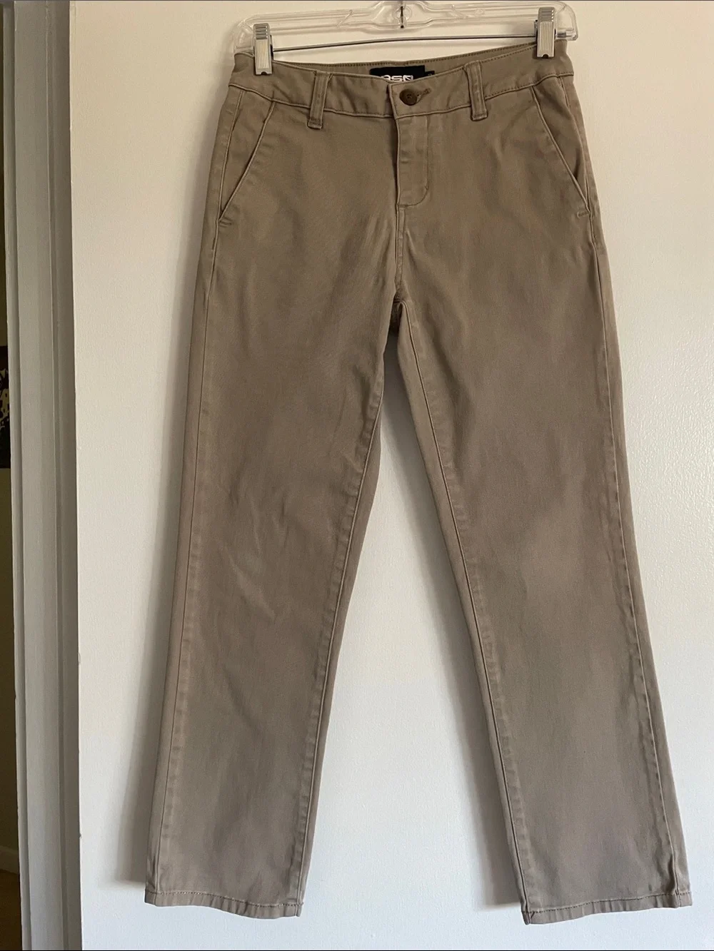 RSQ Tan Straight Chinos for Boys.  Size 12 (Slim)